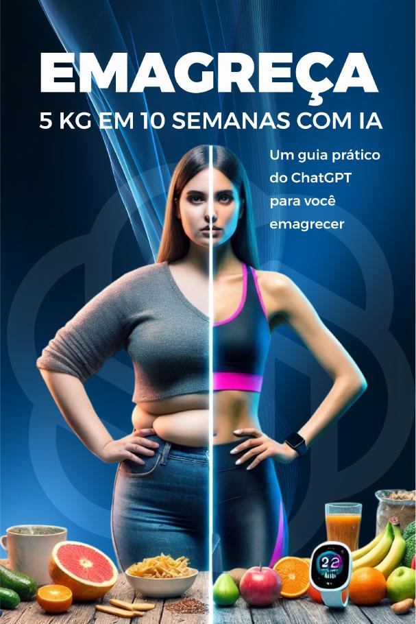 Capa do e-book Emagreça 5 kg em 10 semanas com IA
